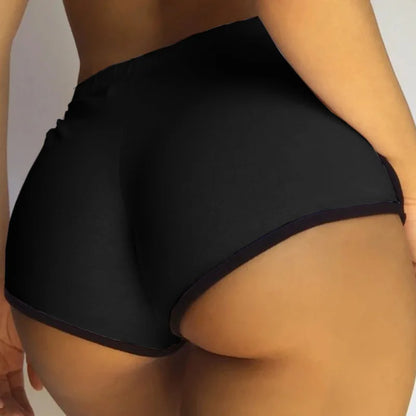 Women’s Sexy High Stretch Shorts – Slim Fit Y2K Gym & Running Sport Shorts, Casual Streetwear Activewear Pants