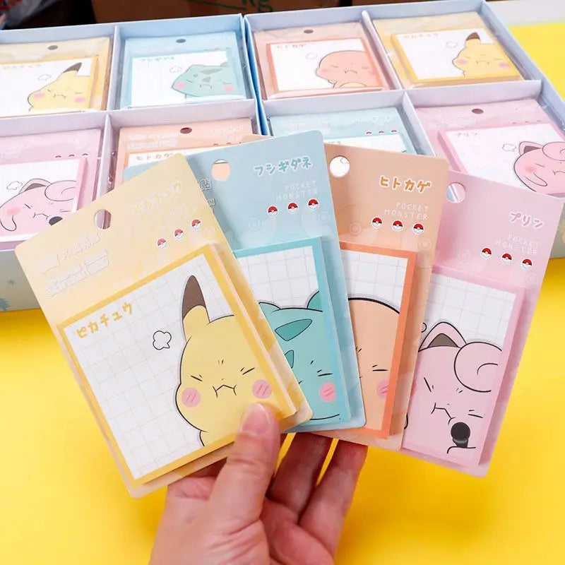 Pokémon Pikachu Sticky Notes – Cute Tearable Note Stickers