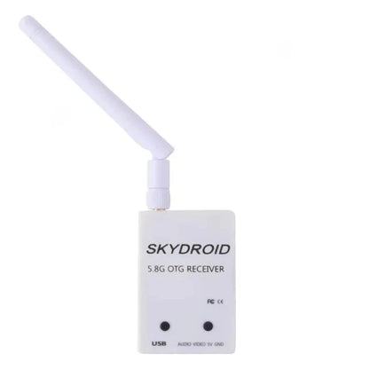 SKYDROID 5.8GHz 150CH FPV Dual/Single Antenna Receiver – UVC OTG RC Drone Part for Android Smartphones