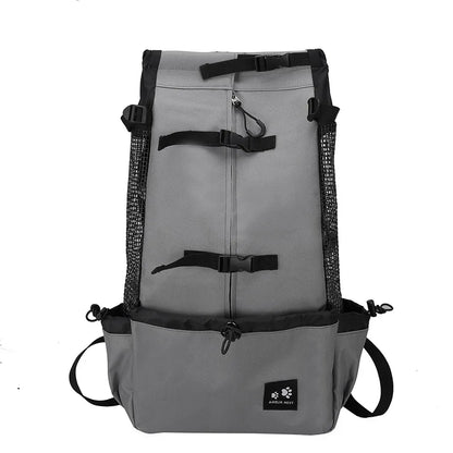 Strong Nylon Dog Carrier Backpack – Breathable Pet Travel Bag for Small & Medium Dogs, Outdoor Cycling Pet Supplies