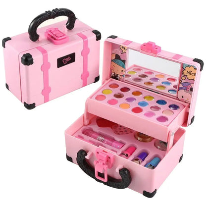 Children's Makeup Play Set – Princess Toy Kit with Lipstick, Eye Shadow, Nontoxic Cosmetics for Girls, Safe Pretend Play Toy