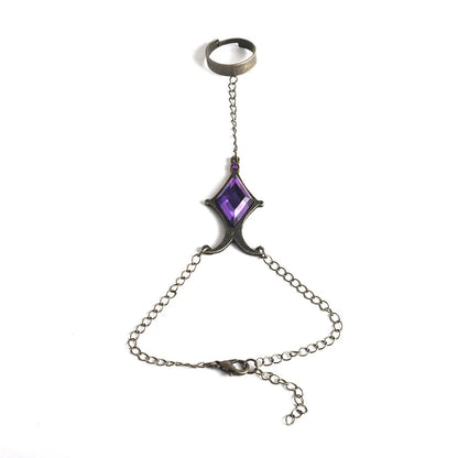 Homura Akemi Soul Gem Bracelet - Anime Cosplay Hand Chain Jewelry Accessory and Costume Prop