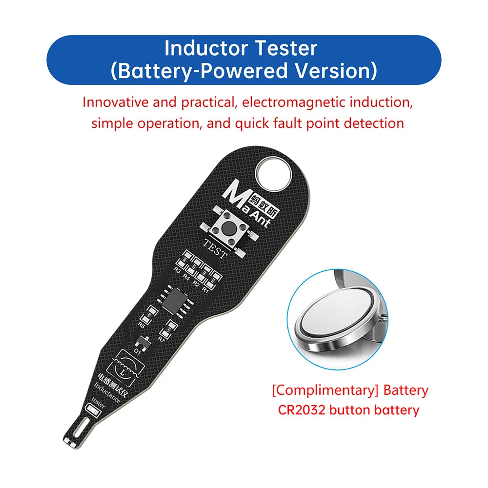 M093 Inductance Tester – Motherboard Coil & Inductor Detector Repair Tool for Quick Electromagnetic Fault Checking on PC Boards