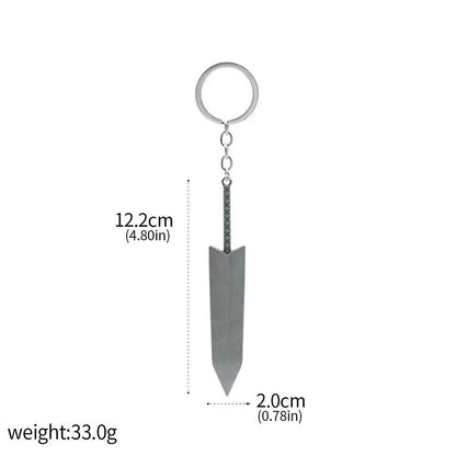 Seven Deadly Sins Escanor Rhitta Axe Keychain - Divine Axe Bottle Opener Keyring Anime Gift Accessory