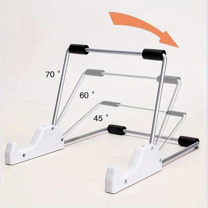 Multi-Functional Foldable Tablet Stand – Lightweight Adjustable Support for Tablets and Laptops