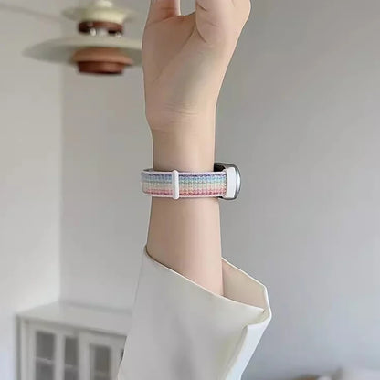 Sport Nylon Loop Strap for Xiaomi Mi Band 9 8 NFC – Replacement Wristband for Mi Band 7 6 5 4 3
