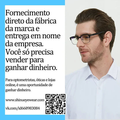 SHINU Blue Light Blocking Glasses – Red Lens Anti-Glare Eyewear for Men to Reduce Eye Strain