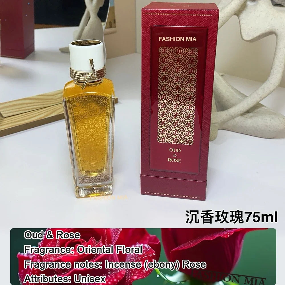 Sandalwood 75ml Unisex Long-Lasting Perfume Floral Cologne Fragrance for Men & Women Daily Wear, Work & Dating Scent Gift