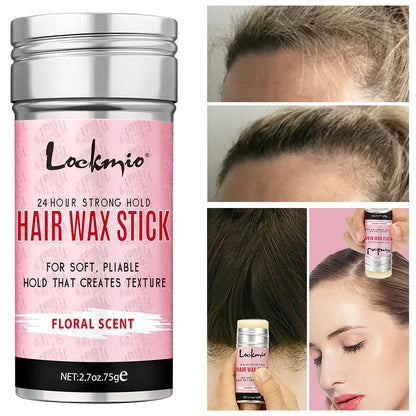 Professional Styling Wax for Women – Anti-Frizz Pomade, Smoothing Hair Mud, Messy Hair Control Rod for Natural Wigs