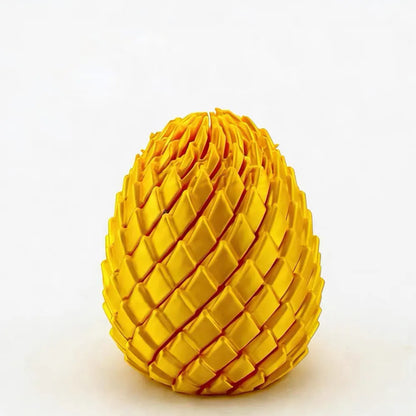 3D Printed Dragon Egg Stress Relief Toy - Deformable Twist Desk Ornament