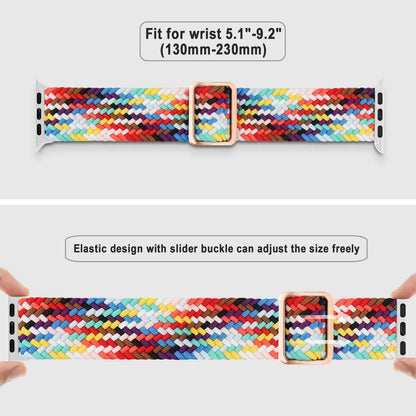 Braided Solo Loop Apple Watch Band – Stretch Nylon Bracelet Strap for Series SE, 6–11 & Ultra 2 (40mm–49mm) Adjustable Correa