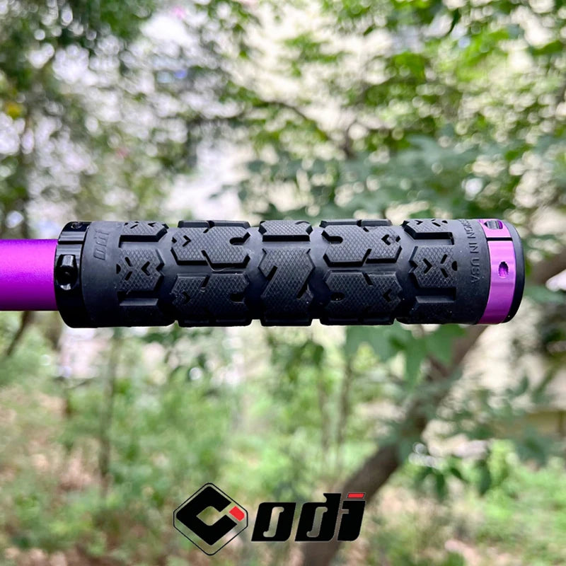 ODI RG01 Bicycle Handlebar Grips – Anti-Slip Lock-On Shock Absorbing MTB & Road Bike Grips