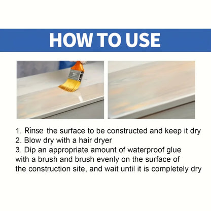 150g Transparent Waterproof Sealant - Nano Leak-Proof Crystal Clear Sealing Glue