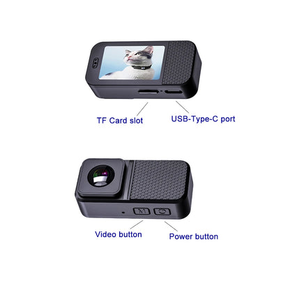 1080P Pet Collar Camera - Wireless Mini Video Recorder for Cats & Dogs, No WiFi Needed