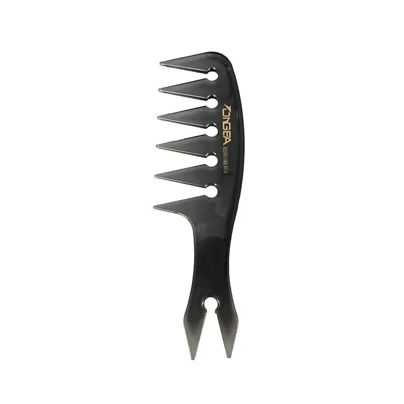 Men's Professional Wide Tooth Hair Comb & Brush – Barber-Grade Hair Styling Tool for Men