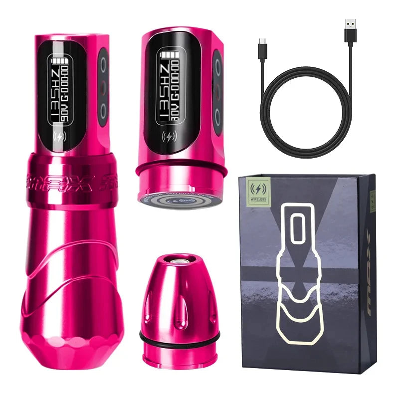 YILONG MAX Tattoo Machine Cartridge Pen – 2400mAh Coreless Motor Lithium Battery Pen Kit for Tattoo Artists