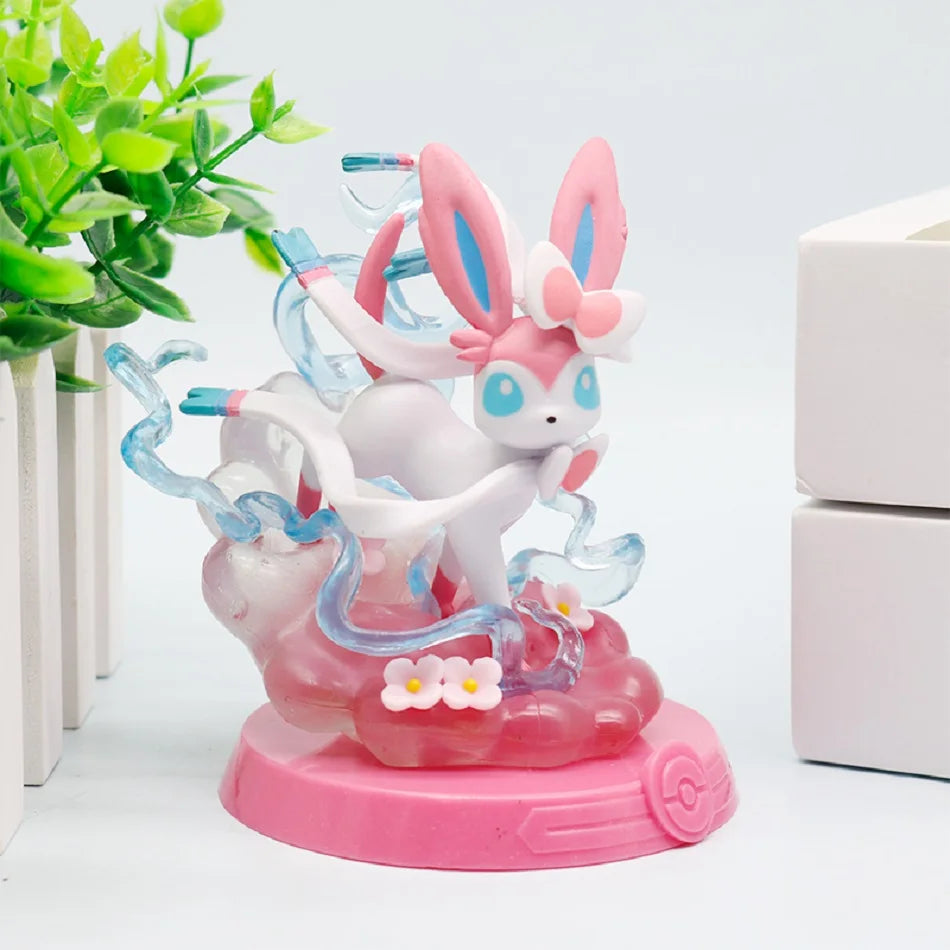 Pokémon Pikachu and Eevee Blind Box Figures - 8-Style Anime Collectible Action Dolls and Desktop Decorations for Birthday Gifts