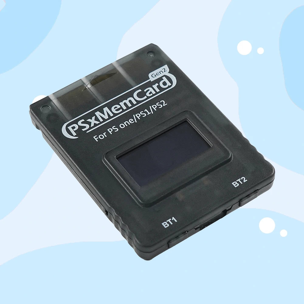 Bitfunx PSxMemCard Gen2 – SD2PSXTD Save Storage for PS1 & PS2 Games, Compatible with PlayStation Consoles