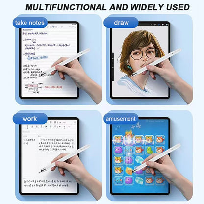 3-in-1 Stylus Pen for iPad, Samsung, Xiaomi Tablets & Smartphones – Capacitive Touch Drawing Pencil for iOS & Android