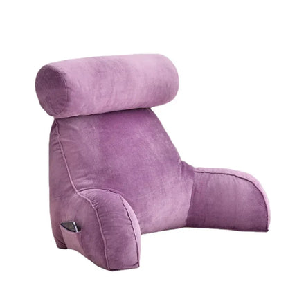 Ultra Soft Memory Foam Reading Pillow – Office & Sofa Back Cushion, Lumbar Support for Bedside & Backrest Relief
