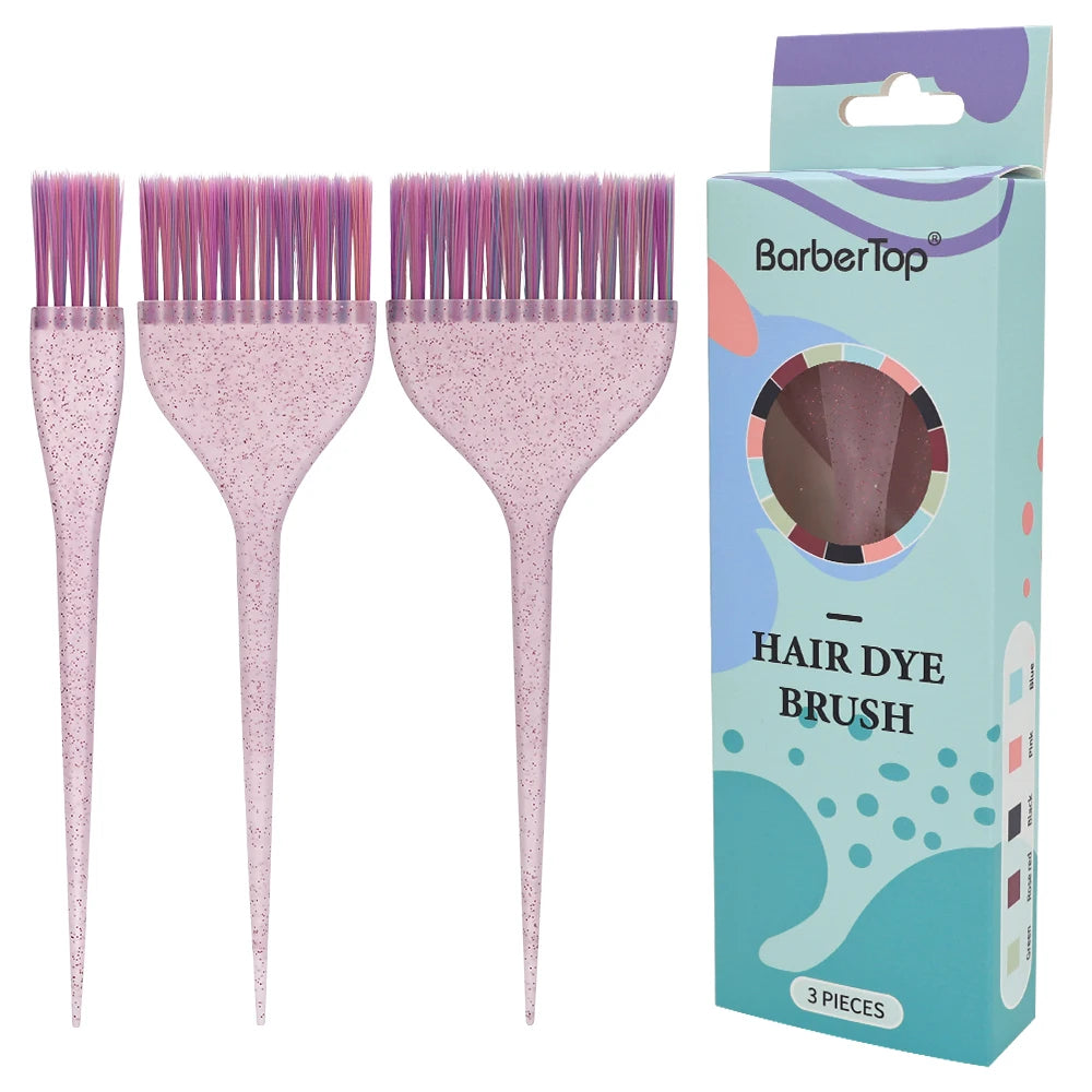 Arc-Shaped Dye Hair Brush – Non-Slip Salon Color Cream Applicator & Hair Coloring Dust Styling Accessory