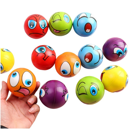 Funny Sponge Pressure Soft Ball — PU Foam Squeeze Toy for Kids, Stress Relief and Wrist Action Toy