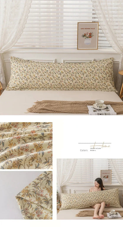 Skin-Friendly Couple Pillowcase – Cozy Polyester Hugging Pillow Cover, Large 120/150/180cm