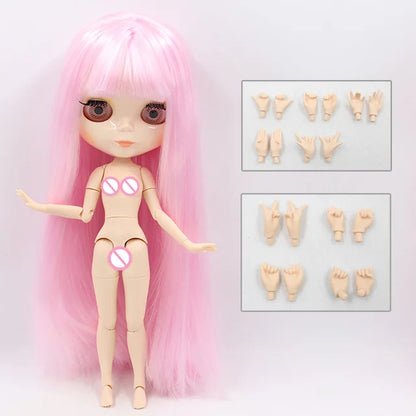 ICY DBS Blythe Doll 1/6 BJD Jointed Body — 30cm White Skin Anime Doll with Shiny & Matte Face, Special Price Gift Toy