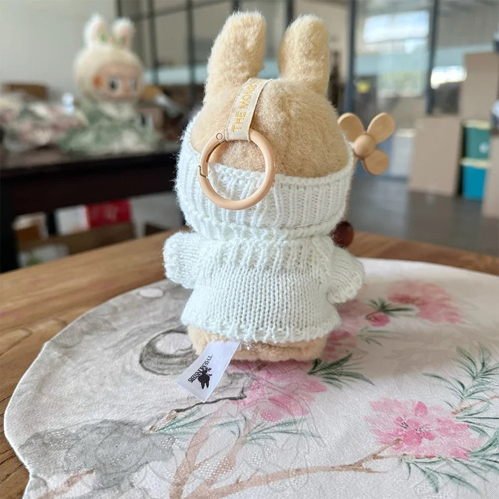 17cm Labubu Doll Clothes — Fashion Hoodies with Color Matching | Doll Accessories & Stylish Outfit