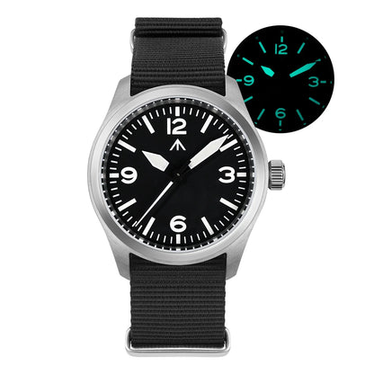 Militado ML08 Vintage Quartz Watch – VH31 Movement, Sapphire Crystal, 10Bar Waterproof, BGW9 Luminous Stainless Steel Men’s Watch