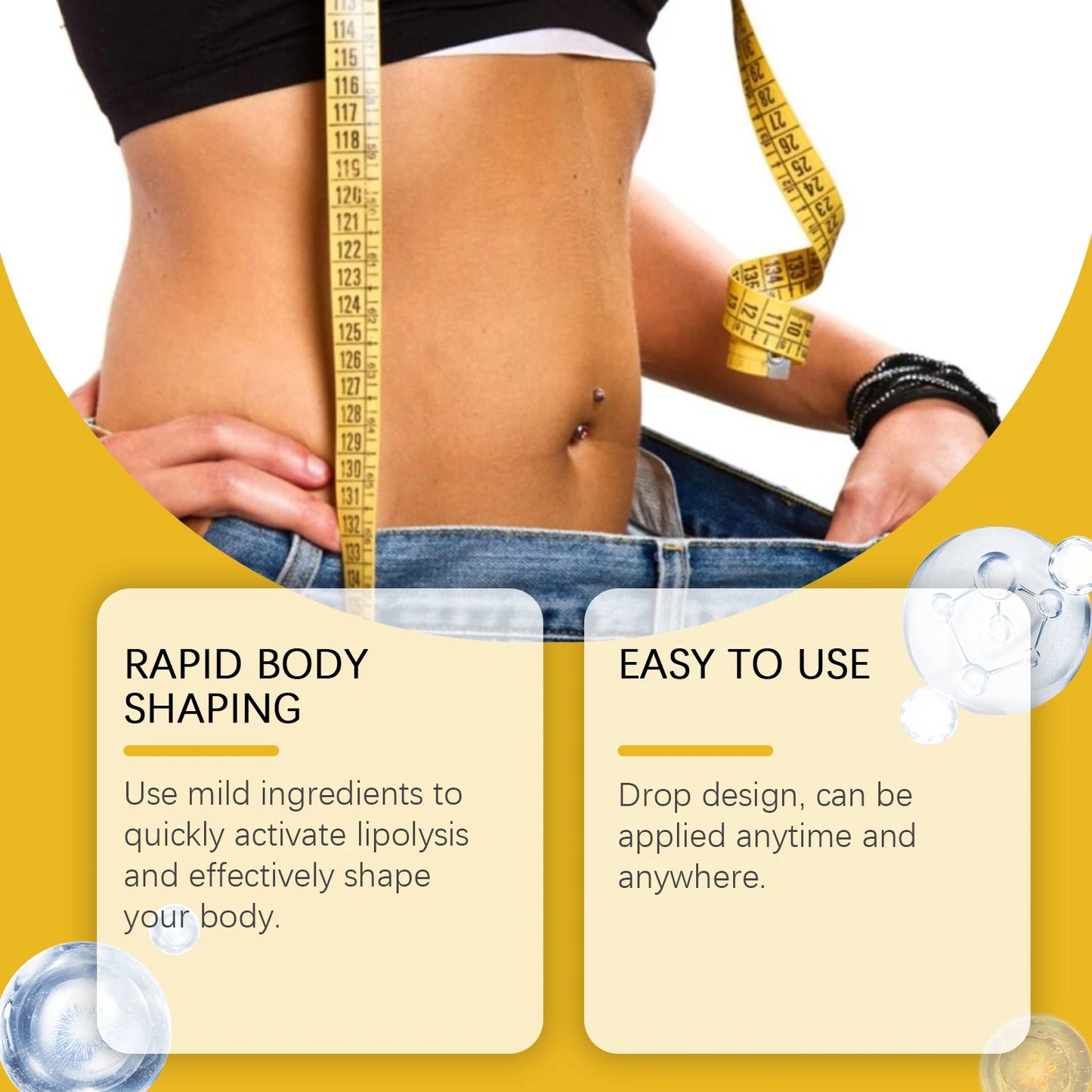 Bee Venom Shaping & Firming Body Oil – Anti-Cellulite Fat Burning Massage for Weight Loss