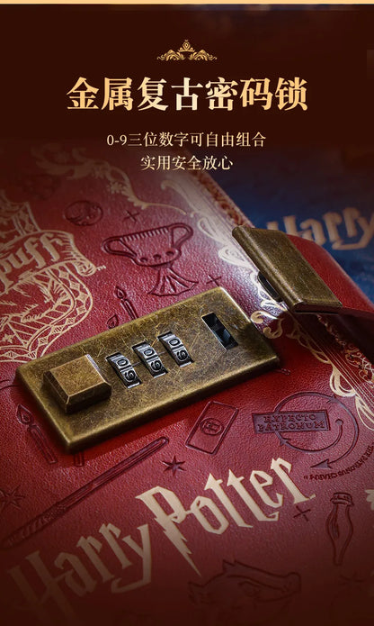 2024 New Harry Potter Four Academy Retro Notebook - A5 Cartoon Log Writing Book, Color Pages, Student & Birthday Gift