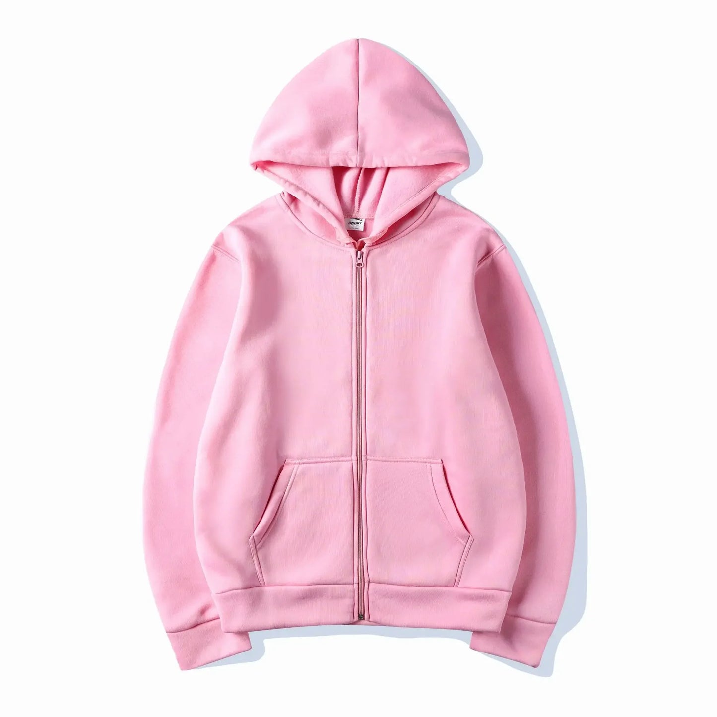 Fashion Zipper Hoodie — Casual Black, Gray & Blue Streetwear Sweatshirt for Men & Women