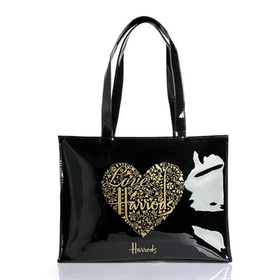Simple Stylish PVC Reusable Shopping Bag – Luxury Eco-Friendly Waterproof Tote for Summer Beach