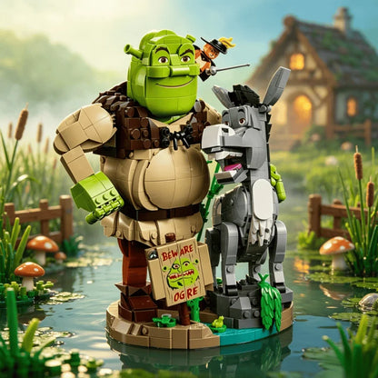 1403PCS Monster Donkey Building Block Set - Animal DIY Assembly Toy & Gift