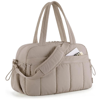 Women's Travel Duffel Bag - Waterproof Luggage with Dry Wet Separation, Gym & Weekender Bag, Cabin Bag