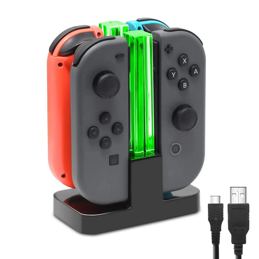 DOBE Charging Dock for Switch Joy-Con & OLED Model Controllers, with Lamppost LED Indication, Model TNS-875