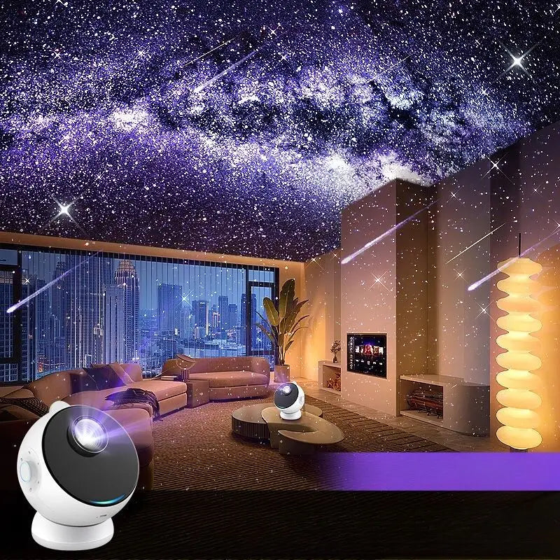 18-in-1 Galaxy Projector Lamp – 3D Planetarium Starry Night Light with Bluetooth 5.0 Speaker for Kids & Adults Gifts