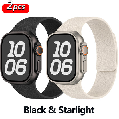 Magnetic Apple Watch Strap – Compatible with Ultra 2, Series 6–10 & SE (38mm–49mm) iWatch Bracelet