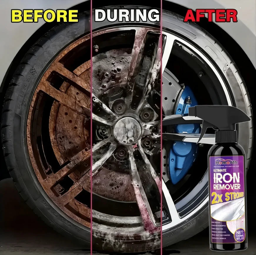 Premium Car Rust Remover – Metal Stain & Oxidation Cleaner for Auto Care, Surface Restoration & Shine Protection