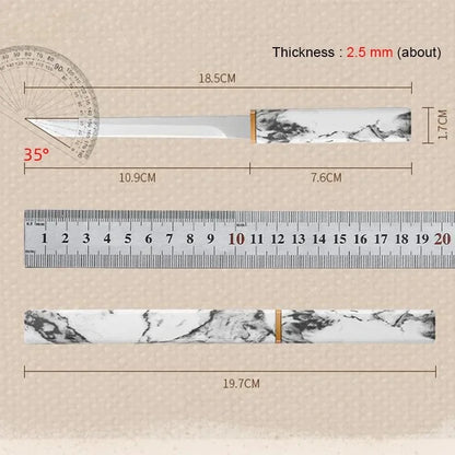 High Hardness Kitchen Knife - Portable Pocket Fruit Knife with Scabbard, Boning Knife for Cooking