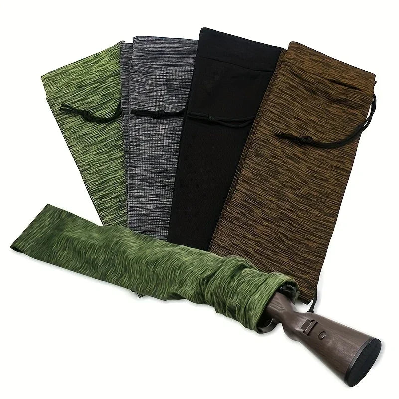 Silicone Treated Rifle Gun Sock Sleeve – Polyester Protective Storage Cover Bag for Hunting Rifles & Fishing Rods