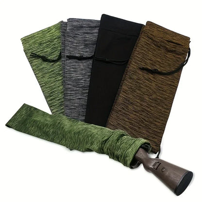 Silicone Treated Rifle Gun Sock Sleeve – Polyester Protective Storage Cover Bag for Hunting Rifles & Fishing Rods