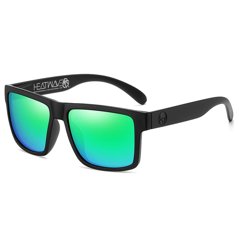 2024 New Heat Wave Luxury Polarized Sunglasses – Square Conjoined Lens, UV400 Protection for Men & Women