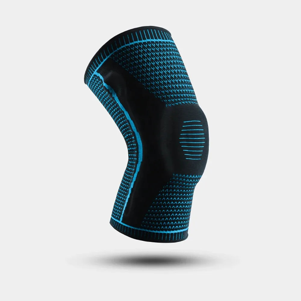 Silicone Knee Brace Compression Sleeve – Patella Support Knee Pads for Running & Sports