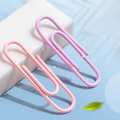 160PCS Color Stainless Steel Paper Clips Set – Large Office File Bookmarks & Organizer Stationery Clips Pack