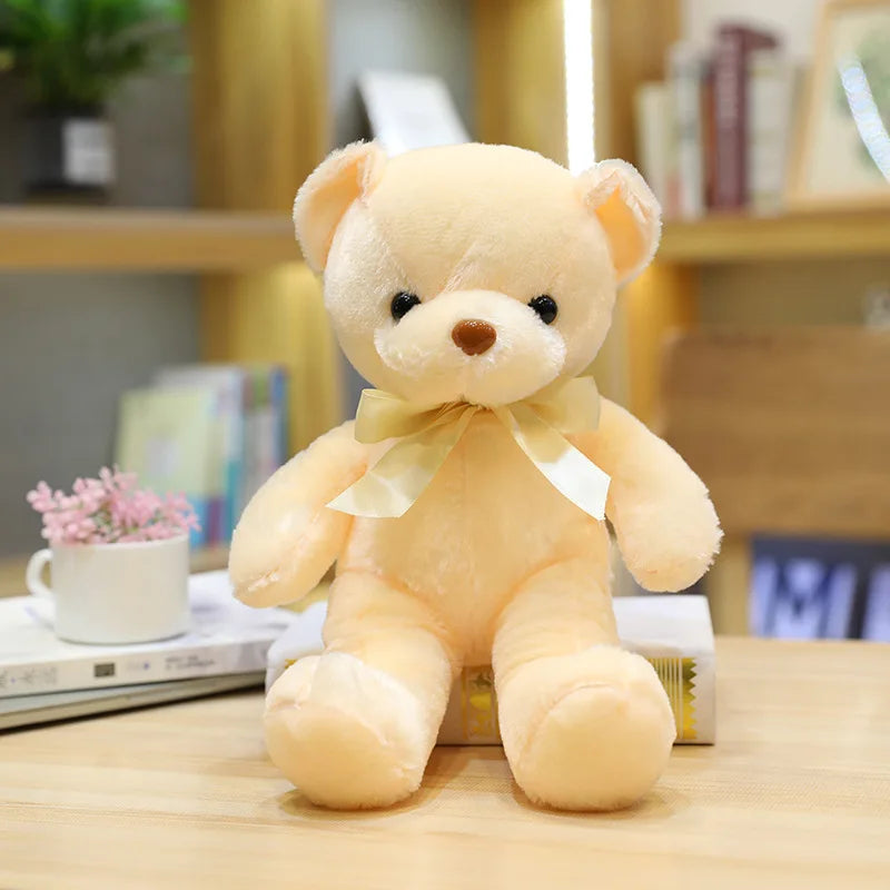 Cute Teddy Bear Plush Toy — Soft Stuffed Animal, Kawaii Cat & Baby Sleeping Plush for Kids, Girls, Home Decor & Gift