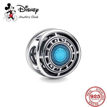 New 925 Sterling Silver Mickey Minnie Vinnie Charm – Beaded Fit for Original Pendant Bracelet, DIY Ladies Jewelry
