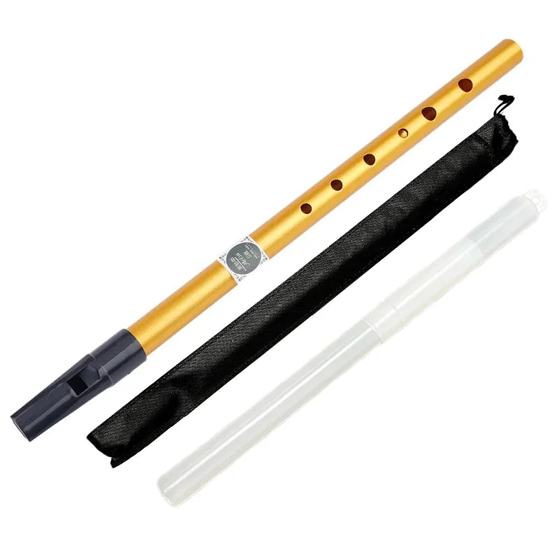 Irish Tin Whistle – Key of C/D Penny Whistle, Easy-to-Learn Classical Instrument for Beginners