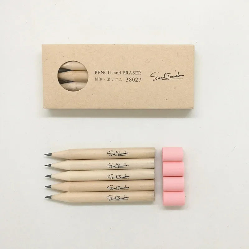 Fromthenon Traveler’s Brass Pencil — Retro Golden Metal Stationery for Travel